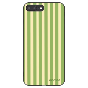Picasee silikonový černý obal pro Apple iPhone 7 Plus - Lines Matcha