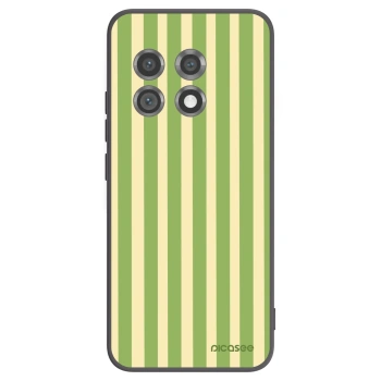 Picasee silikonový černý obal pro OnePlus 11 5G - Lines Matcha