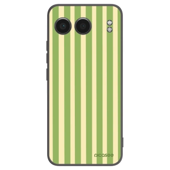Picasee silikonový černý obal pro OnePlus Nord 4 - Lines Matcha