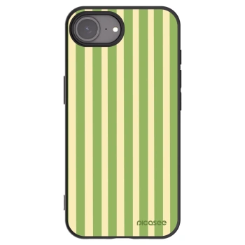 Picasee silikonový černý obal pro Apple iPhone 16e - Lines Matcha