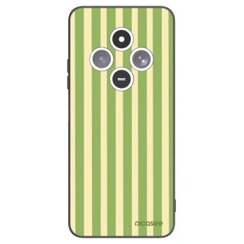Picasee silikonový černý obal pro Xiaomi Redmi 14C - Lines Matcha