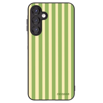 Picasee silikonový černý obal pro Samsung Galaxy A16 5G - Lines Matcha