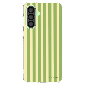 Picasee silikonový průhledný obal pro Samsung Galaxy A26 5G A266B - Lines Matcha