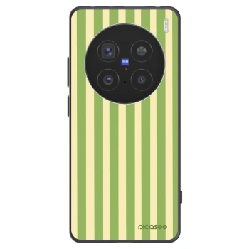 Picasee silikonový černý obal pro Vivo X200 Pro - Lines Matcha