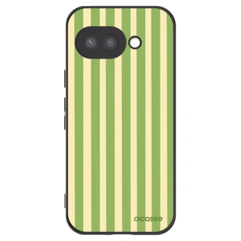 Picasee silikonový černý obal pro Google Pixel 9a - Lines Matcha