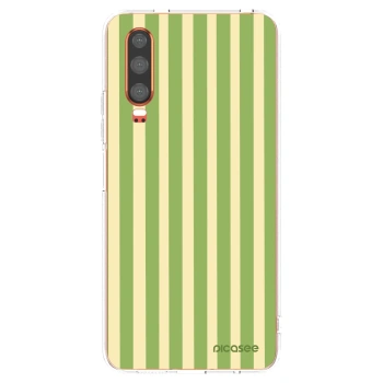 Picasee silikonový průhledný obal pro Huawei P30 - Lines Matcha