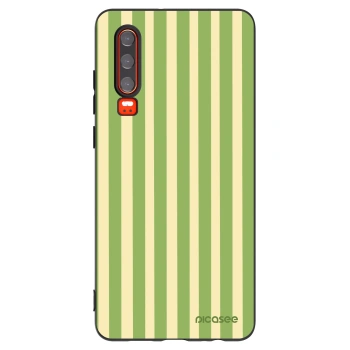 Picasee silikonový černý obal pro Huawei P30 - Lines Matcha