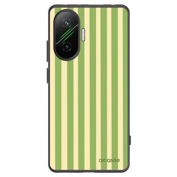 Picasee silikonový černý obal pro Xiaomi Poco F7 5G - Lines Matcha