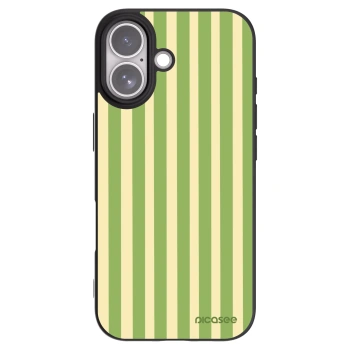 Picasee silikonový černý obal pro Apple iPhone 17 - Lines Matcha