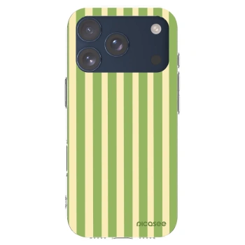 Picasee silikonový průhledný obal pro Apple iPhone 17 Pro - Lines Matcha