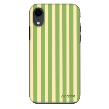 Obal pro Apple iPhone XR - Lines Matcha