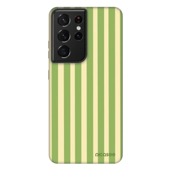 Obal pro Samsung Galaxy S21 Ultra 5G G998B - Lines Matcha