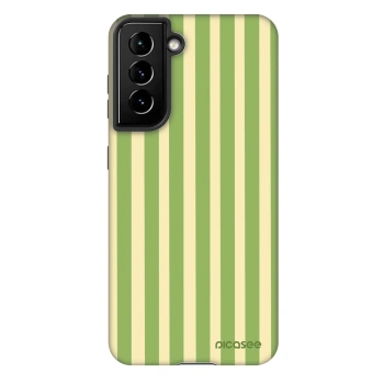 Obal pro Samsung Galaxy S21 5G G991B - Lines Matcha