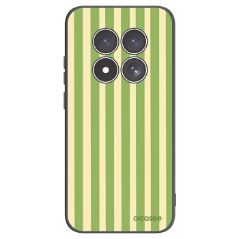 Picasee silikonový černý obal pro Xiaomi Redmi Note 15 Pro 4G - Lines Matcha