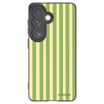 Picasee silikonový černý obal pro Samsung Galaxy S26 - Lines Matcha