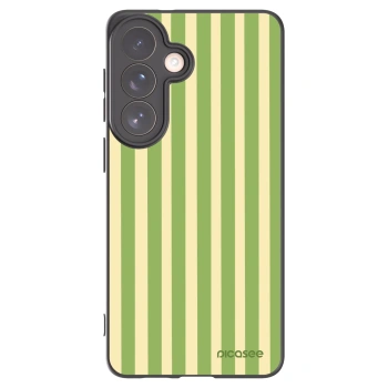 Picasee silikonový černý obal pro Samsung Galaxy S26+ - Lines Matcha