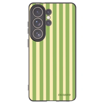 Picasee silikonový černý obal pro Samsung Galaxy S26 Ultra - Lines Matcha