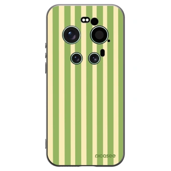 Picasee silikonový černý obal pro Xiaomi 17 Ultra - Lines Matcha