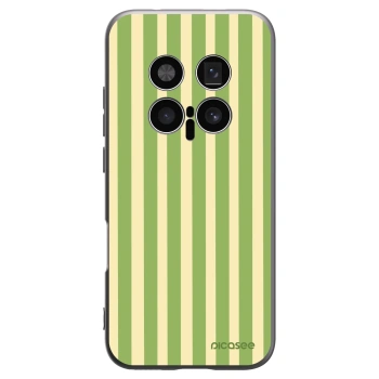 Picasee silikonový černý obal pro Honor Magic8 Pro 5G - Lines Matcha