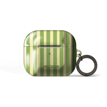 Obal pro Apple AirPods 3 - Lines Matcha