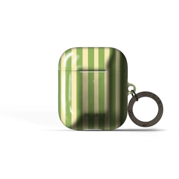 Obal pro Apple AirPods 1 - Lines Matcha