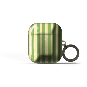 Obal pro Apple AirPods 2 - Lines Matcha