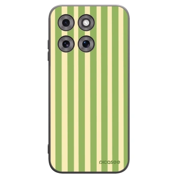 Picasee silikonový černý obal pro Motorola Moto G77 - Lines Matcha