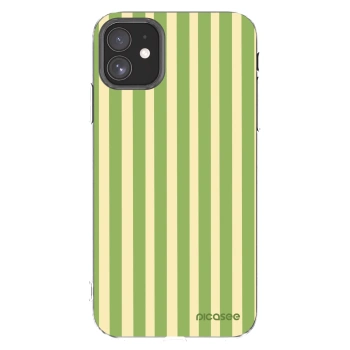 Picasee silikonový průhledný obal pro Apple iPhone 11 - Lines Matcha