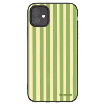 Picasee silikonový černý obal pro Apple iPhone 11 - Lines Matcha