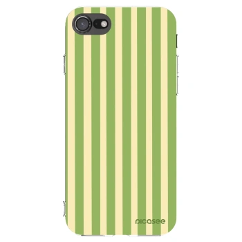 Picasee silikonový průhledný obal pro Apple iPhone 8 - Lines Matcha