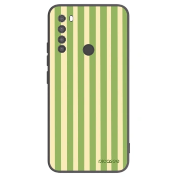 Picasee silikonový černý obal pro Xiaomi Redmi Note 8 - Lines Matcha