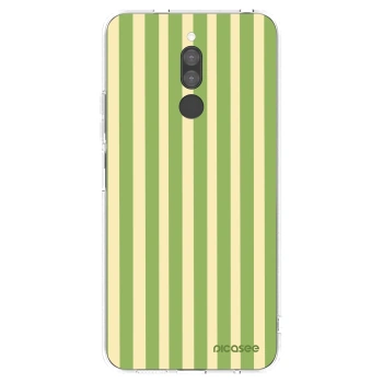 Picasee silikonový průhledný obal pro Xiaomi Redmi 8 - Lines Matcha