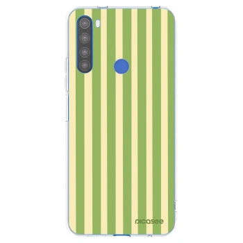 Picasee silikonový průhledný obal pro Xiaomi Redmi Note 8T - Lines Matcha