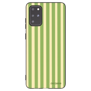 Picasee silikonový černý obal pro Samsung Galaxy S20+ G985F - Lines Matcha