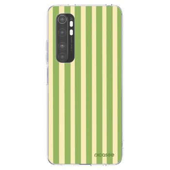 Picasee silikonový průhledný obal pro Xiaomi Mi Note 10 Lite - Lines Matcha