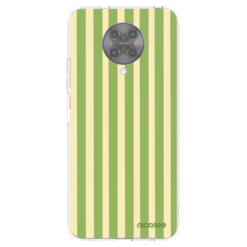 Picasee silikonový průhledný obal pro Xiaomi Poco F2 Pro - Lines Matcha