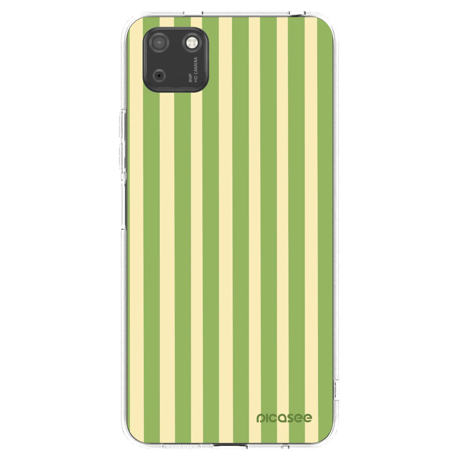 Picasee silikonový průhledný obal pro Huawei Y5P - Lines Matcha