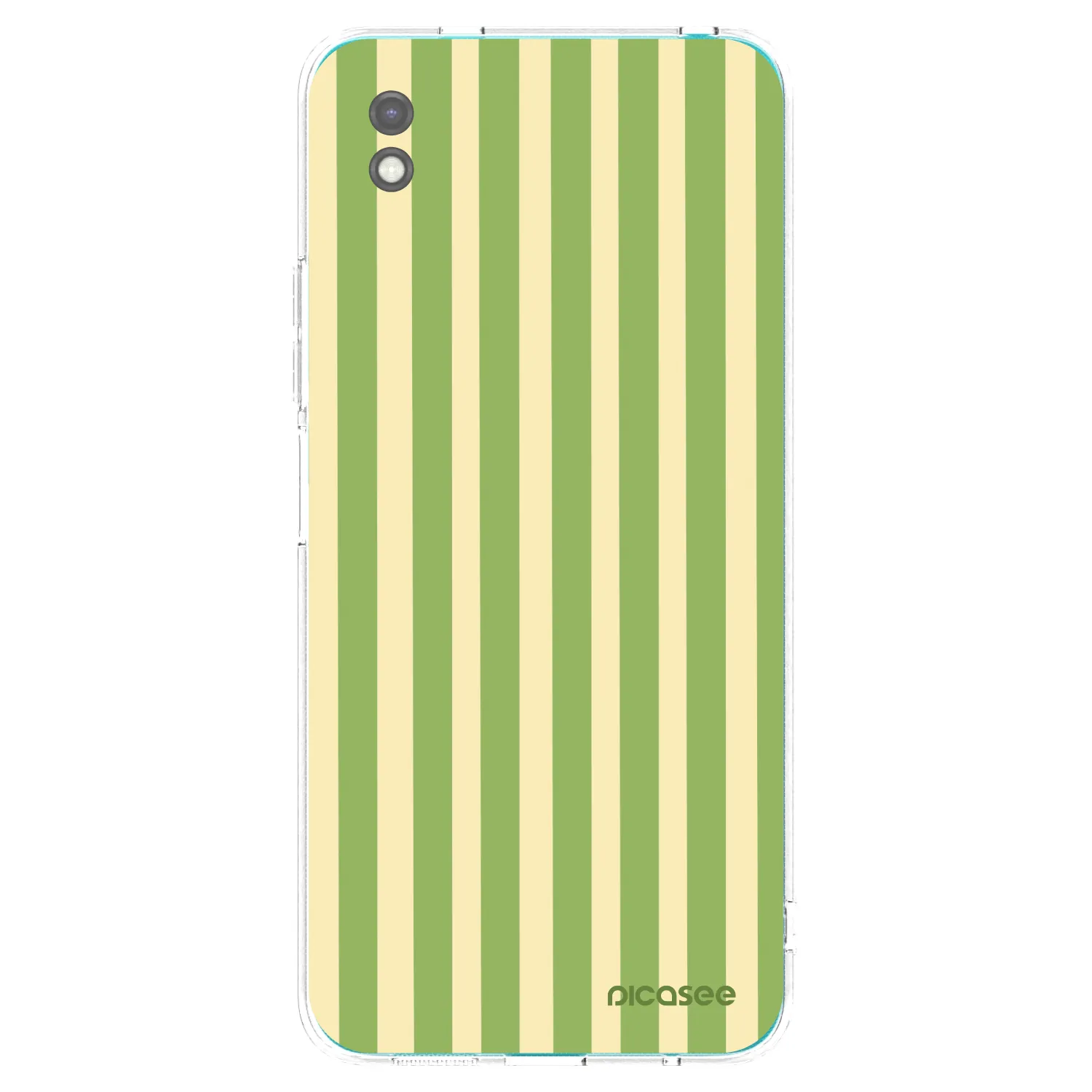 Picasee silikonový černý obal pro Xiaomi Redmi 9A - Lines Matcha