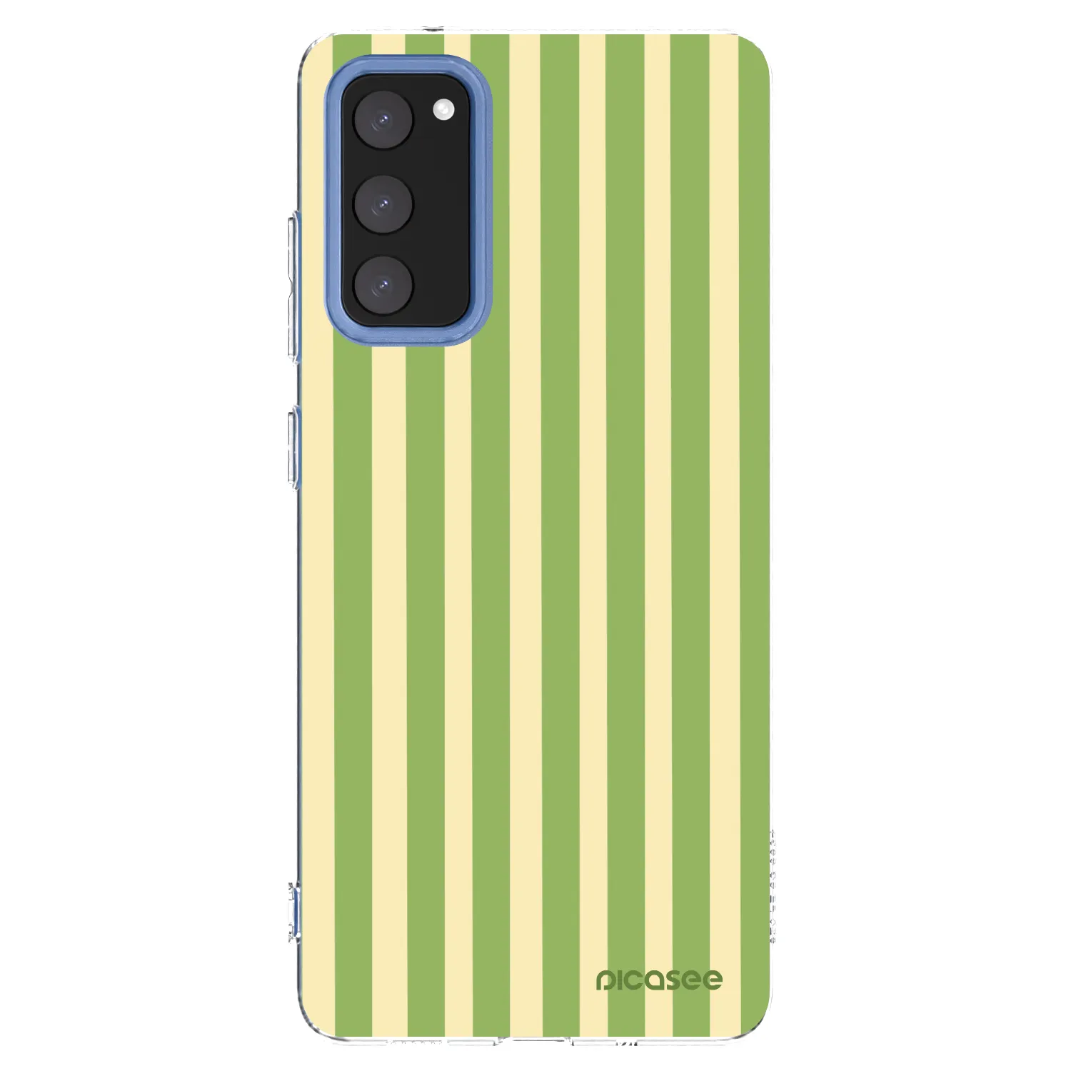 Picasee silikonový průhledný obal pro Samsung Galaxy S20 FE - Lines Matcha