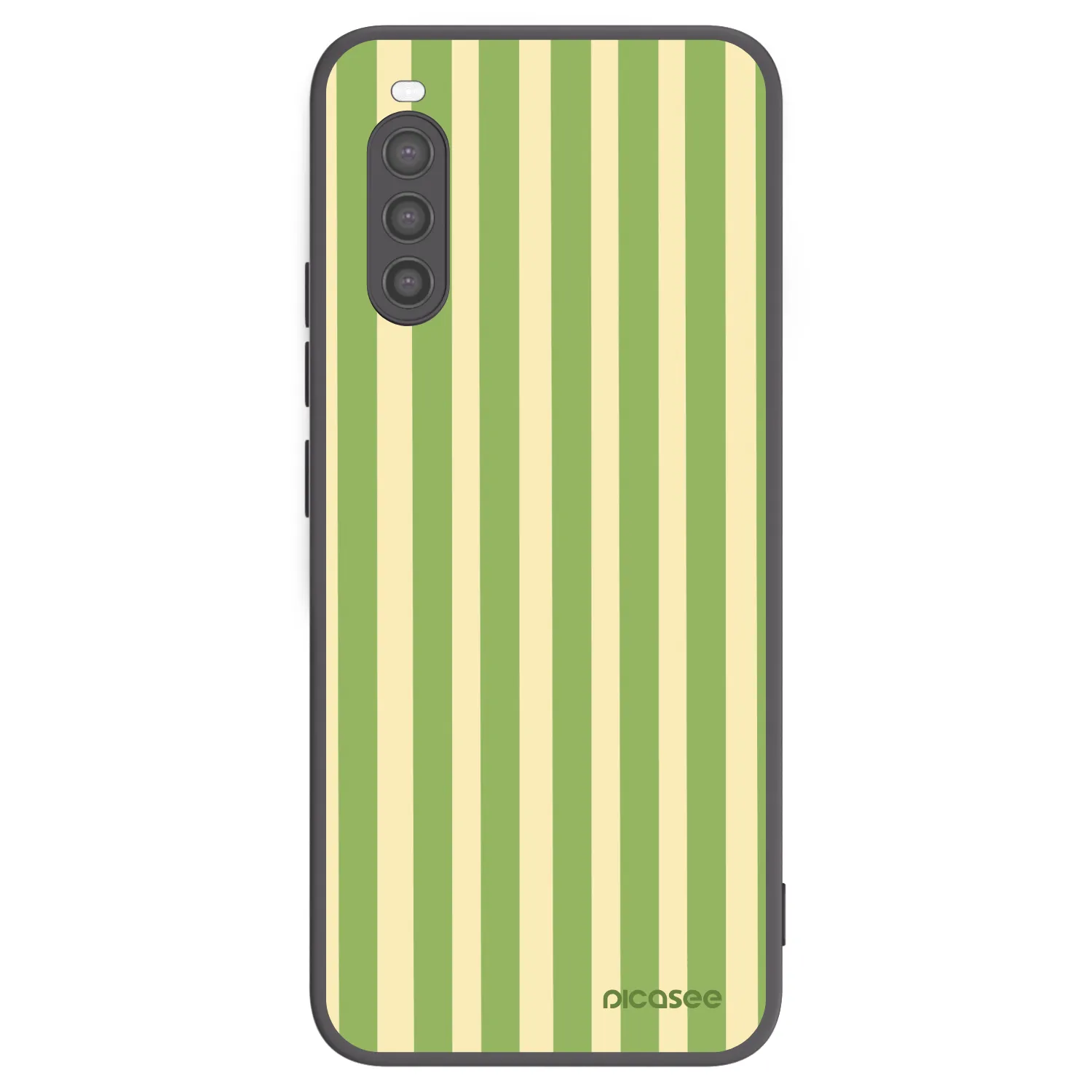 Picasee silikonový černý obal pro Sony Xperia 10 II - Lines Matcha