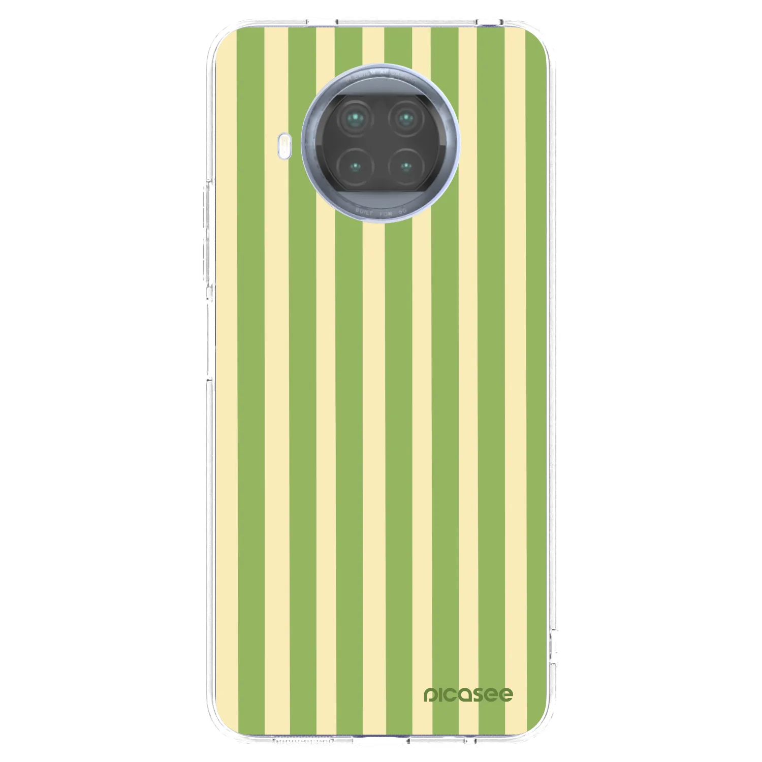 Picasee silikonový průhledný obal pro Xiaomi Mi 10T Lite - Lines Matcha