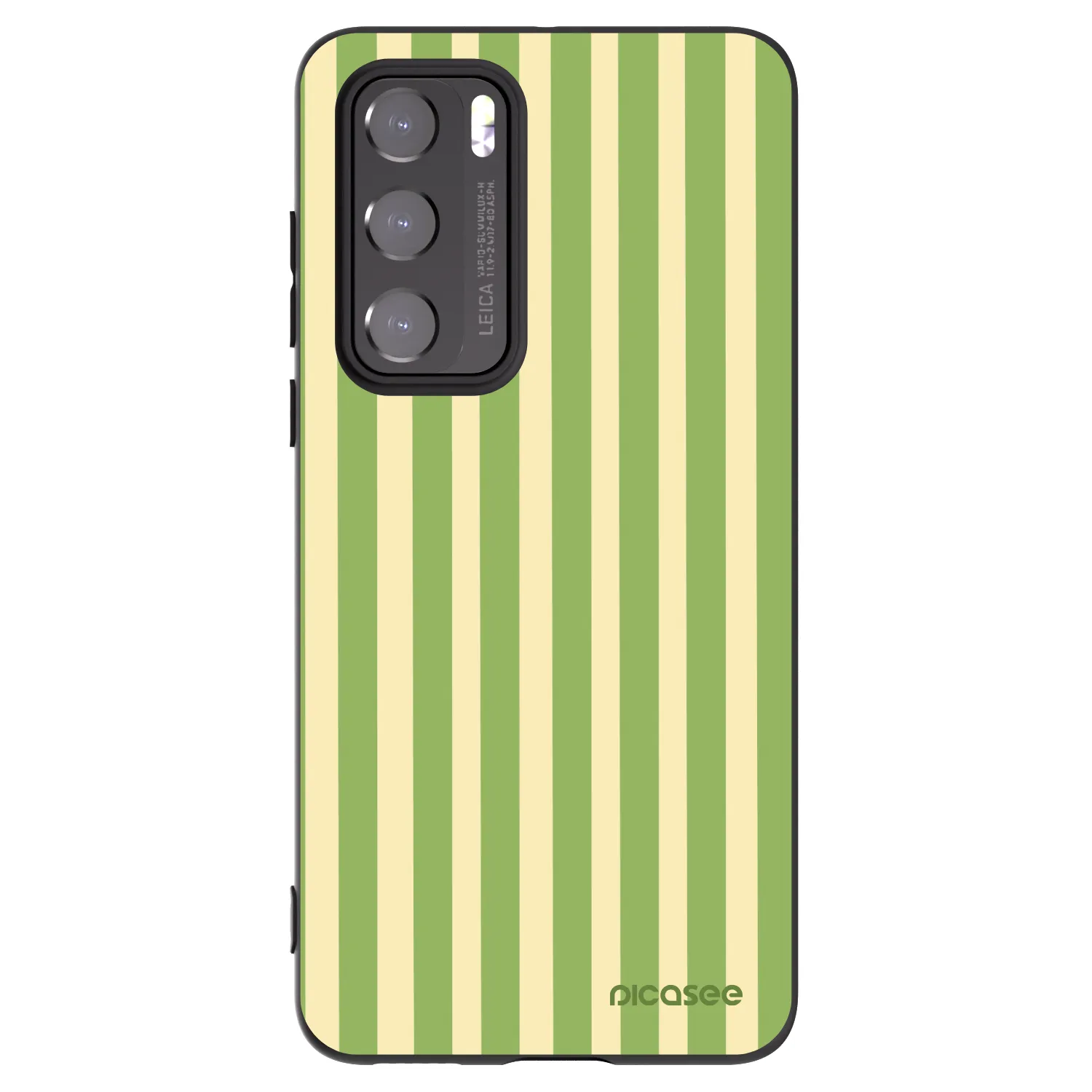 Picasee silikonový černý obal pro Huawei P40 - Lines Matcha