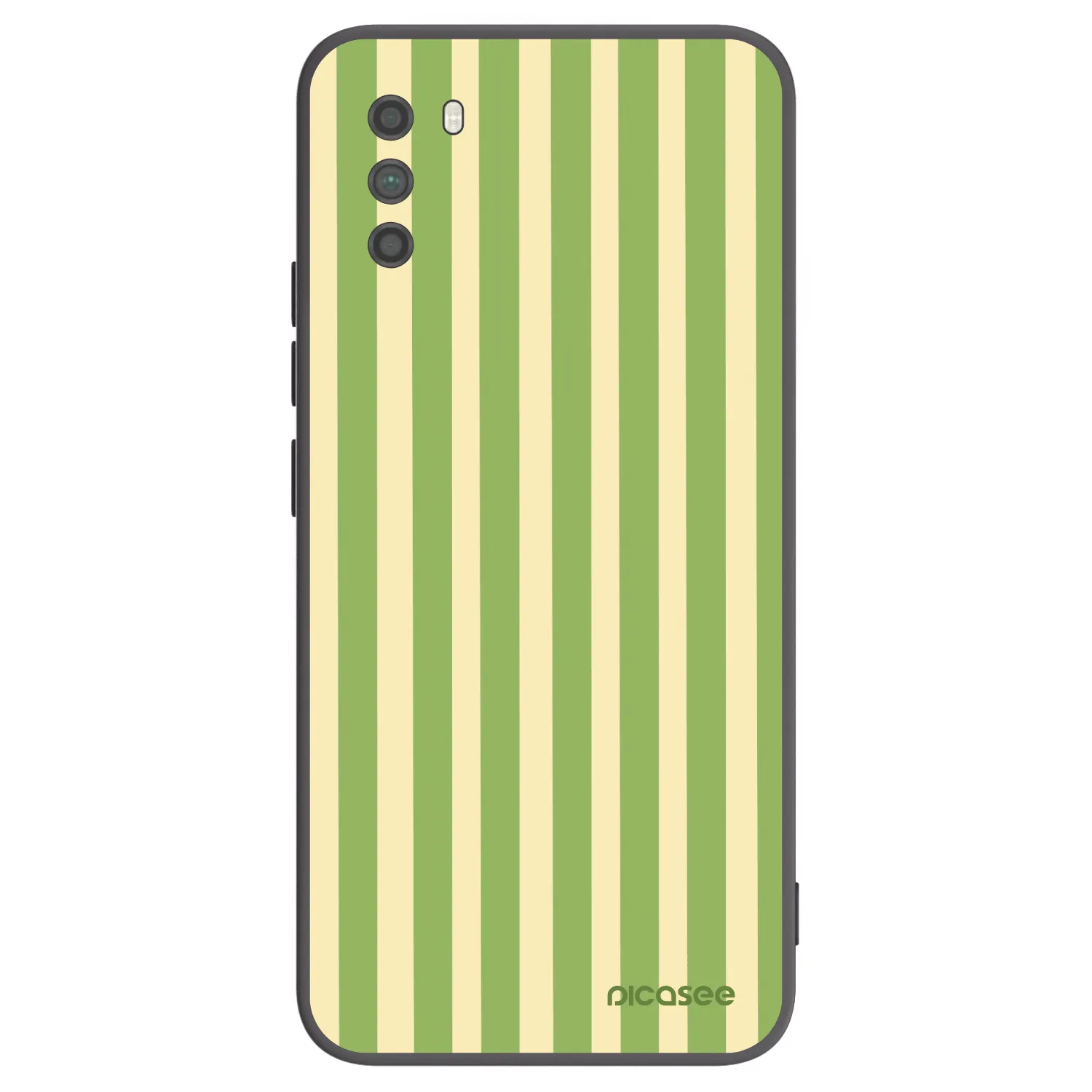 Picasee silikonový černý obal pro Xiaomi Poco M3 - Lines Matcha