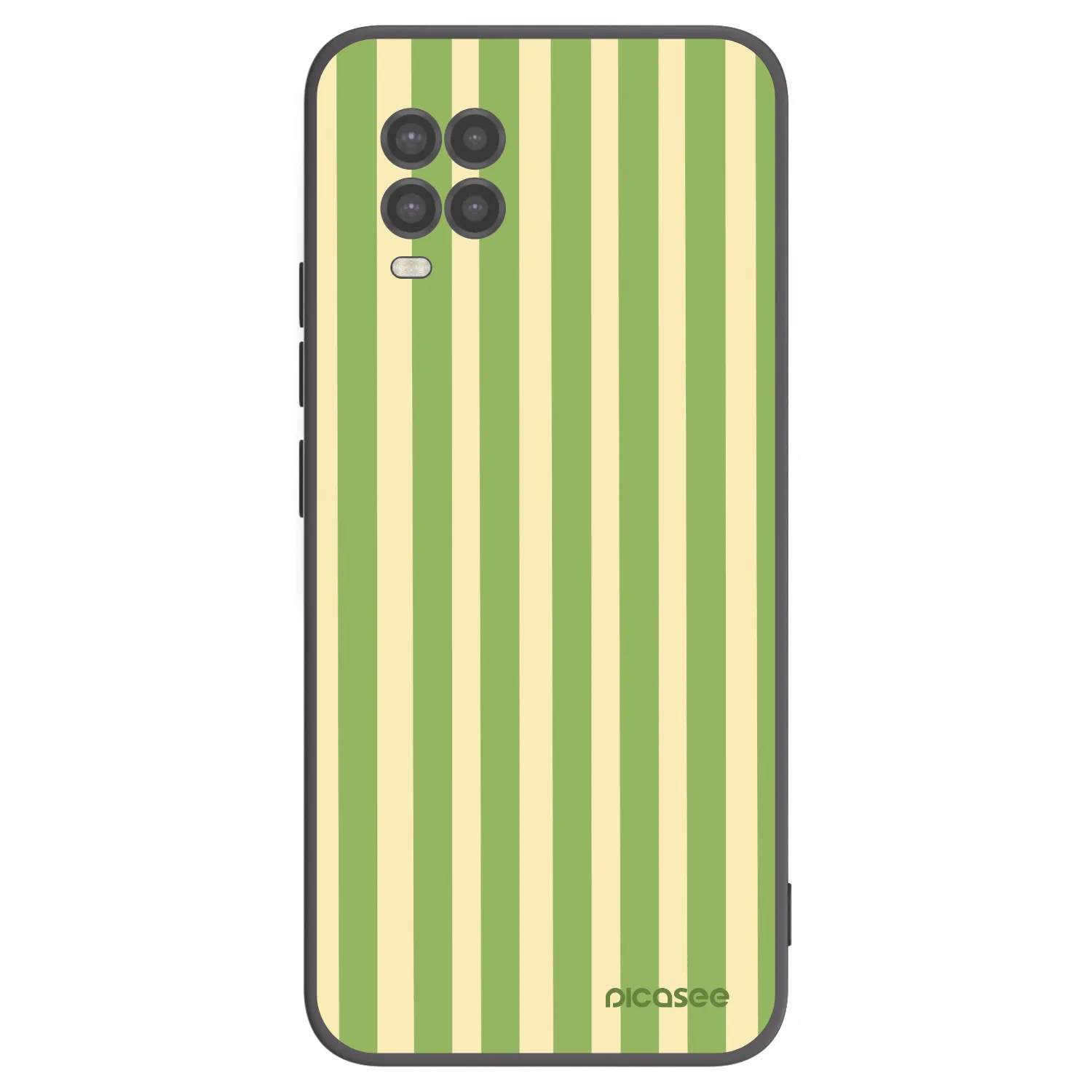 Picasee silikonový černý obal pro Xiaomi Mi 10 Lite - Lines Matcha