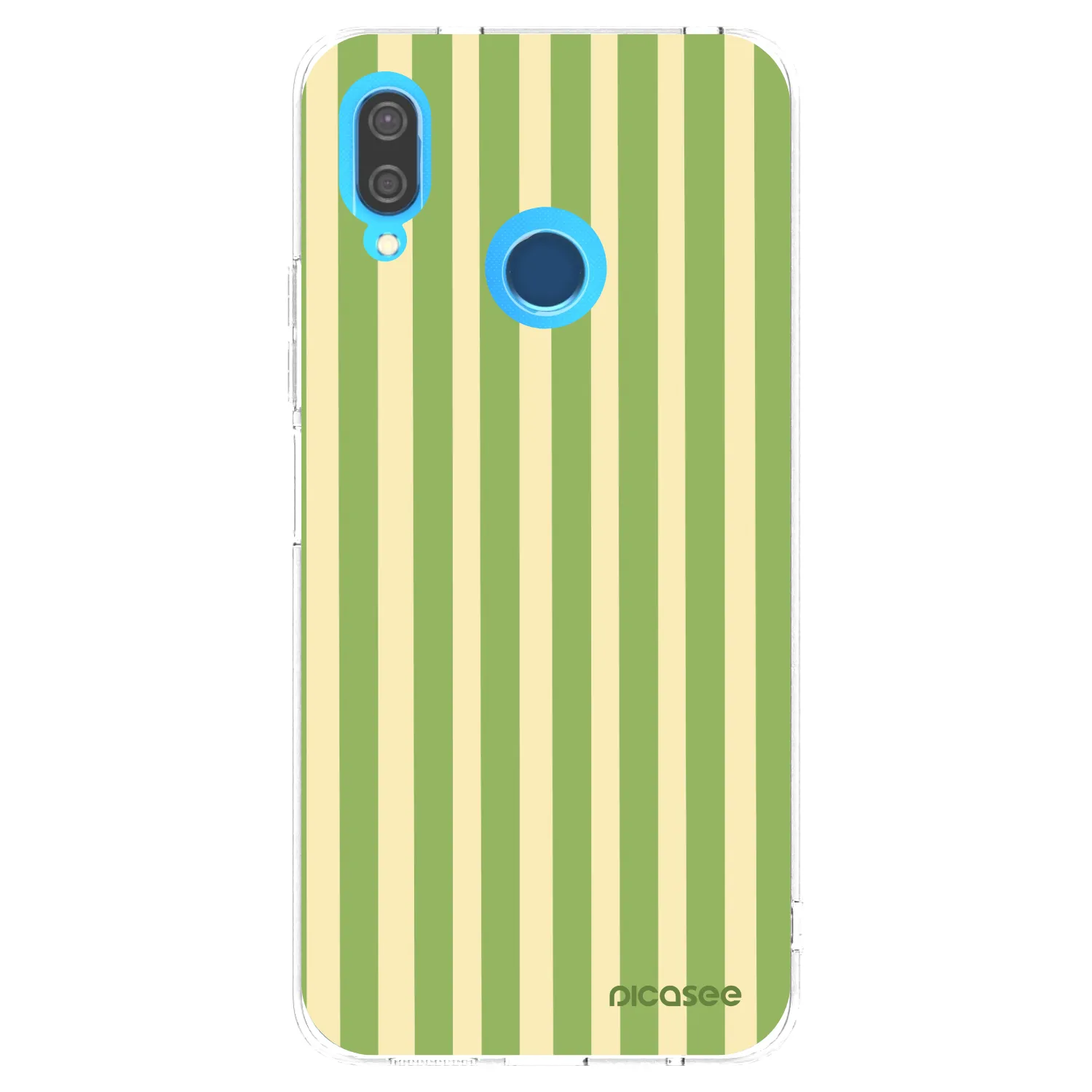 Picasee silikonový průhledný obal pro Huawei P20 Lite - Lines Matcha