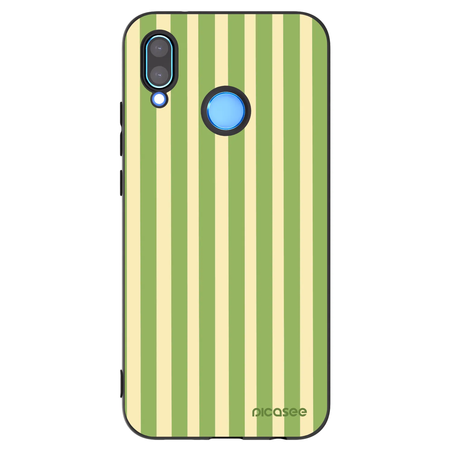 Picasee silikonový černý obal pro Huawei P20 Lite - Lines Matcha