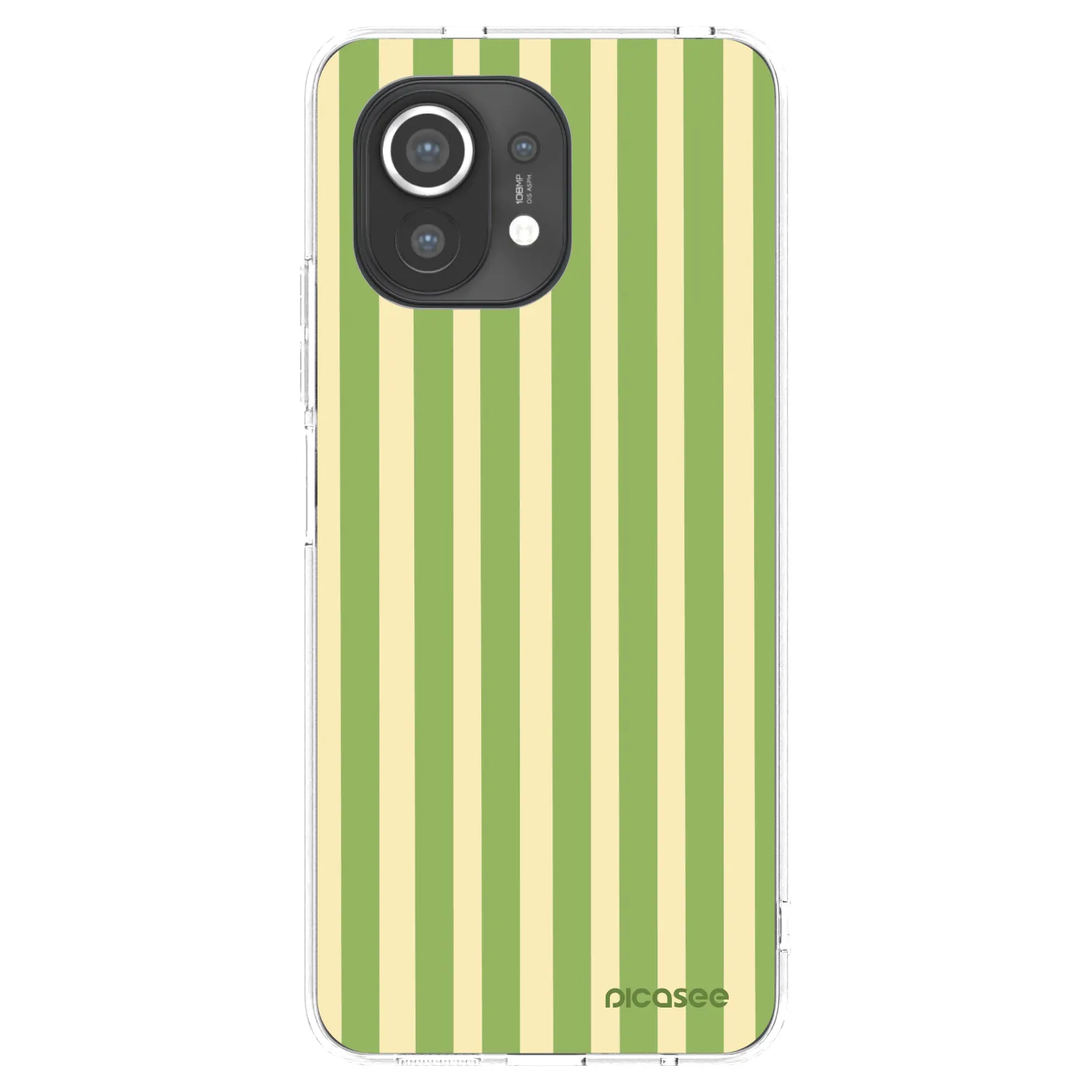 Picasee silikonový průhledný obal pro Xiaomi Mi 11 - Lines Matcha