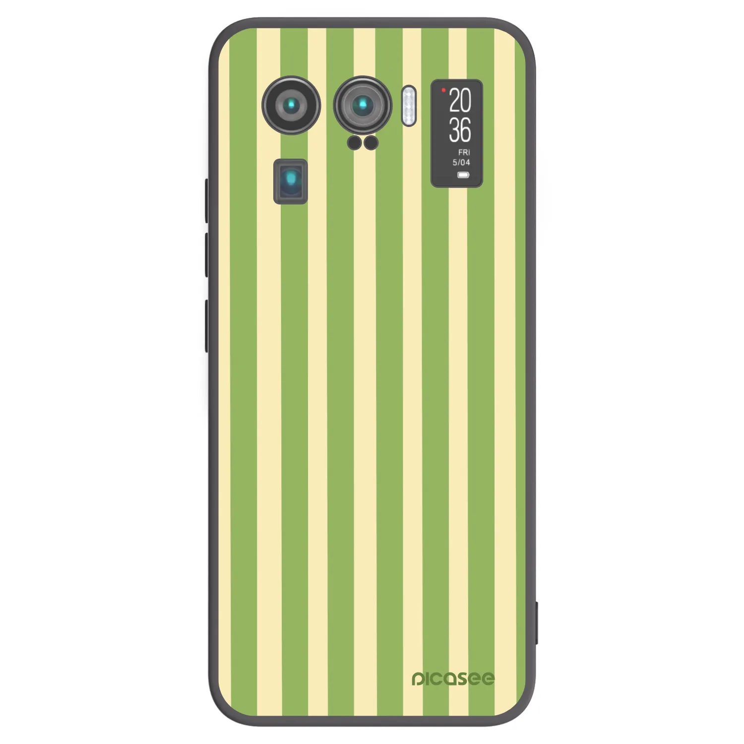 Picasee silikonový černý obal pro Xiaomi Mi 11 Ultra - Lines Matcha
