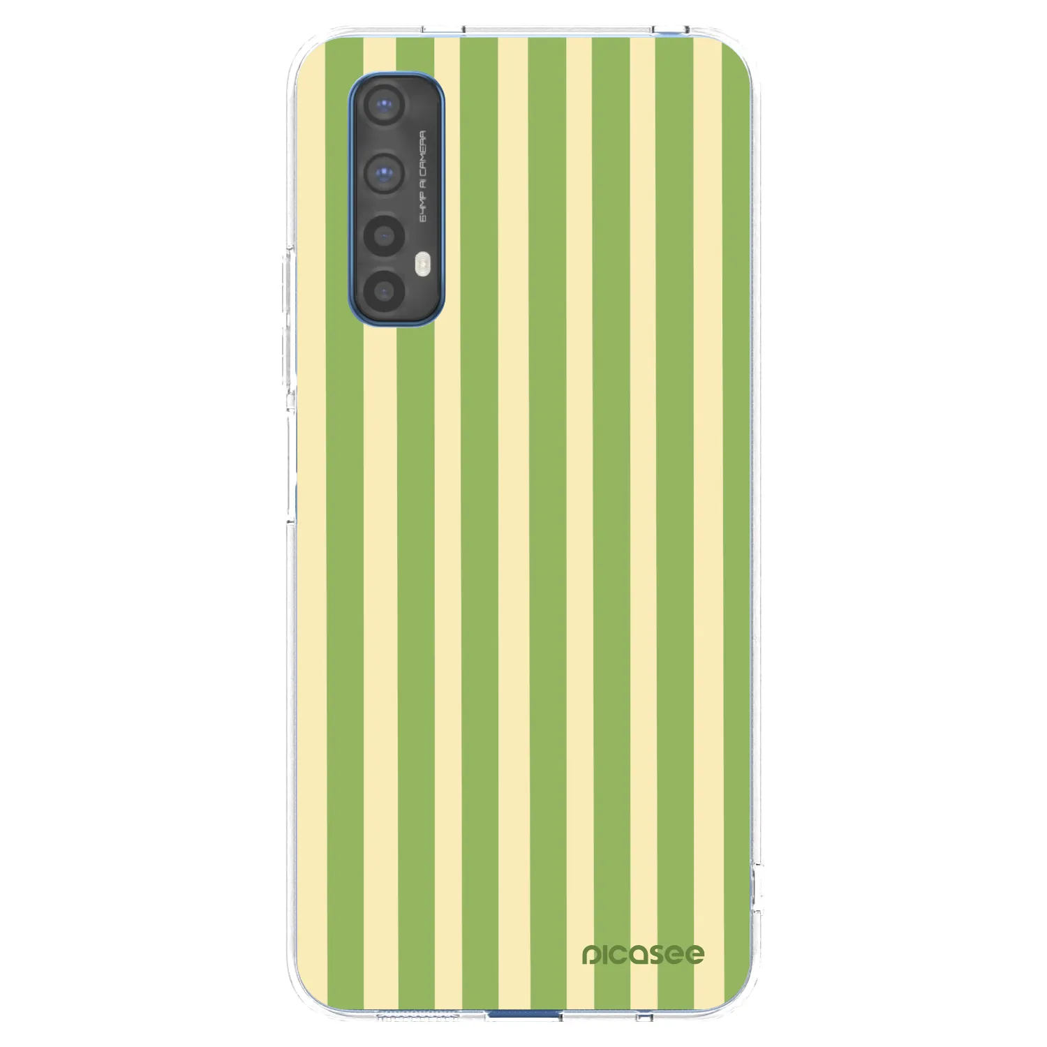 Picasee silikonový průhledný obal pro Realme 7 - Lines Matcha
