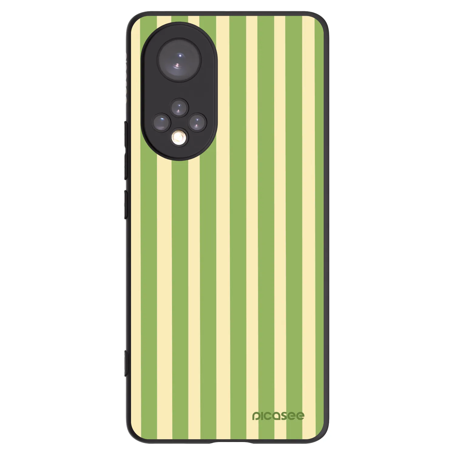 Picasee silikonový černý obal pro Honor 50 5G - Lines Matcha